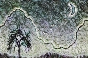 Abstract Dark Tree